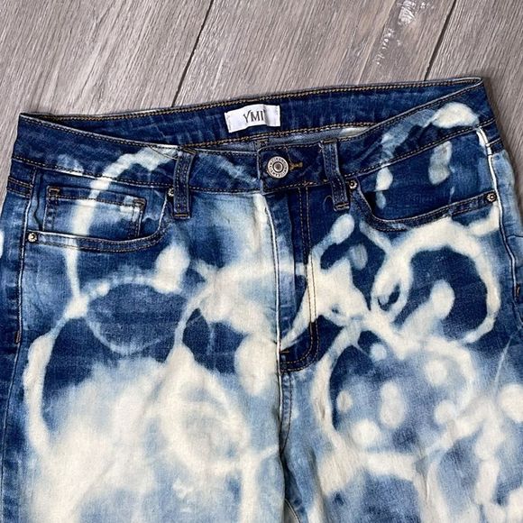 YMI Bleach Washed Denim Jeans - Picture 8 of 15